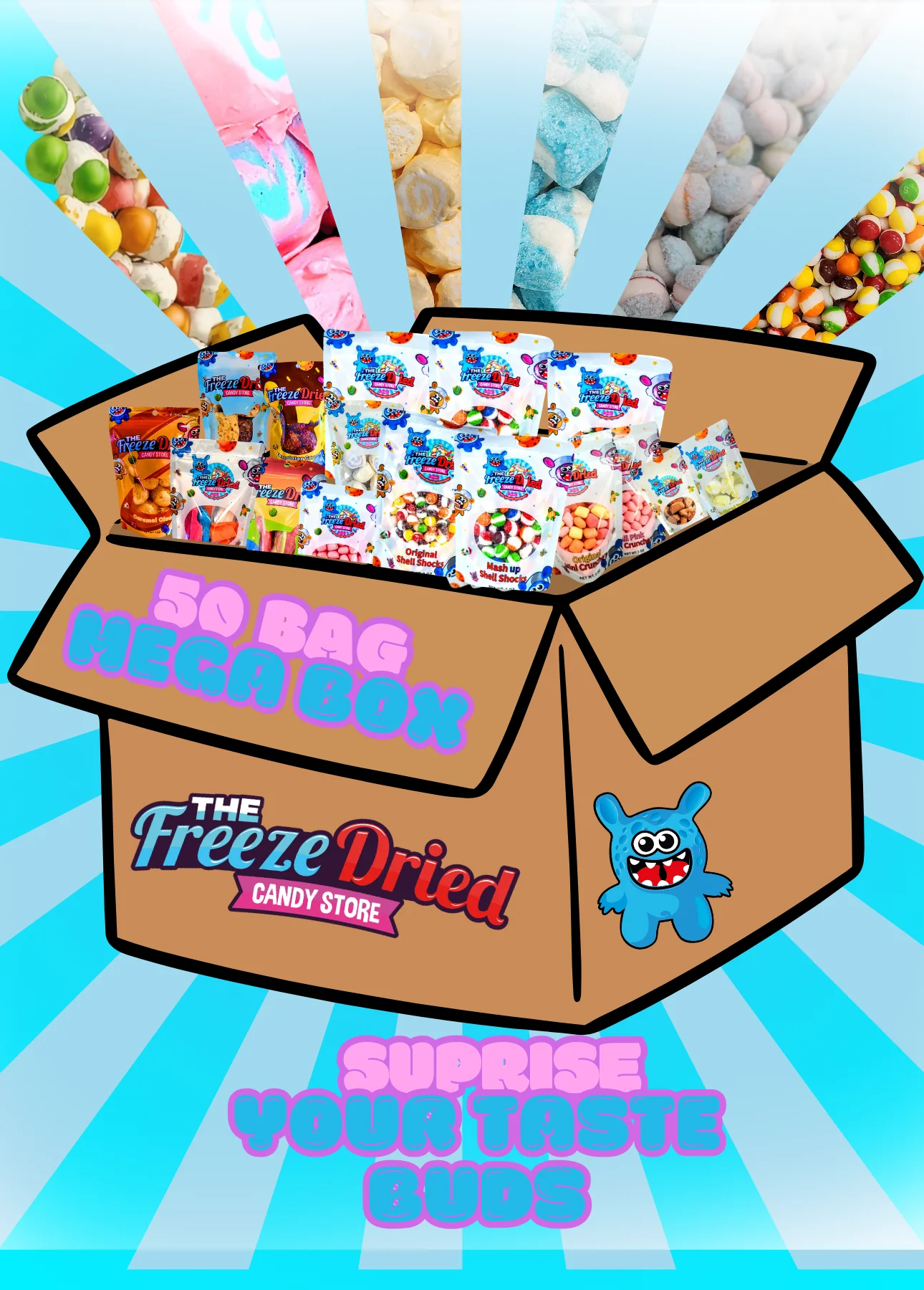 50 Mystery Candy MEGA BOX Surprise!