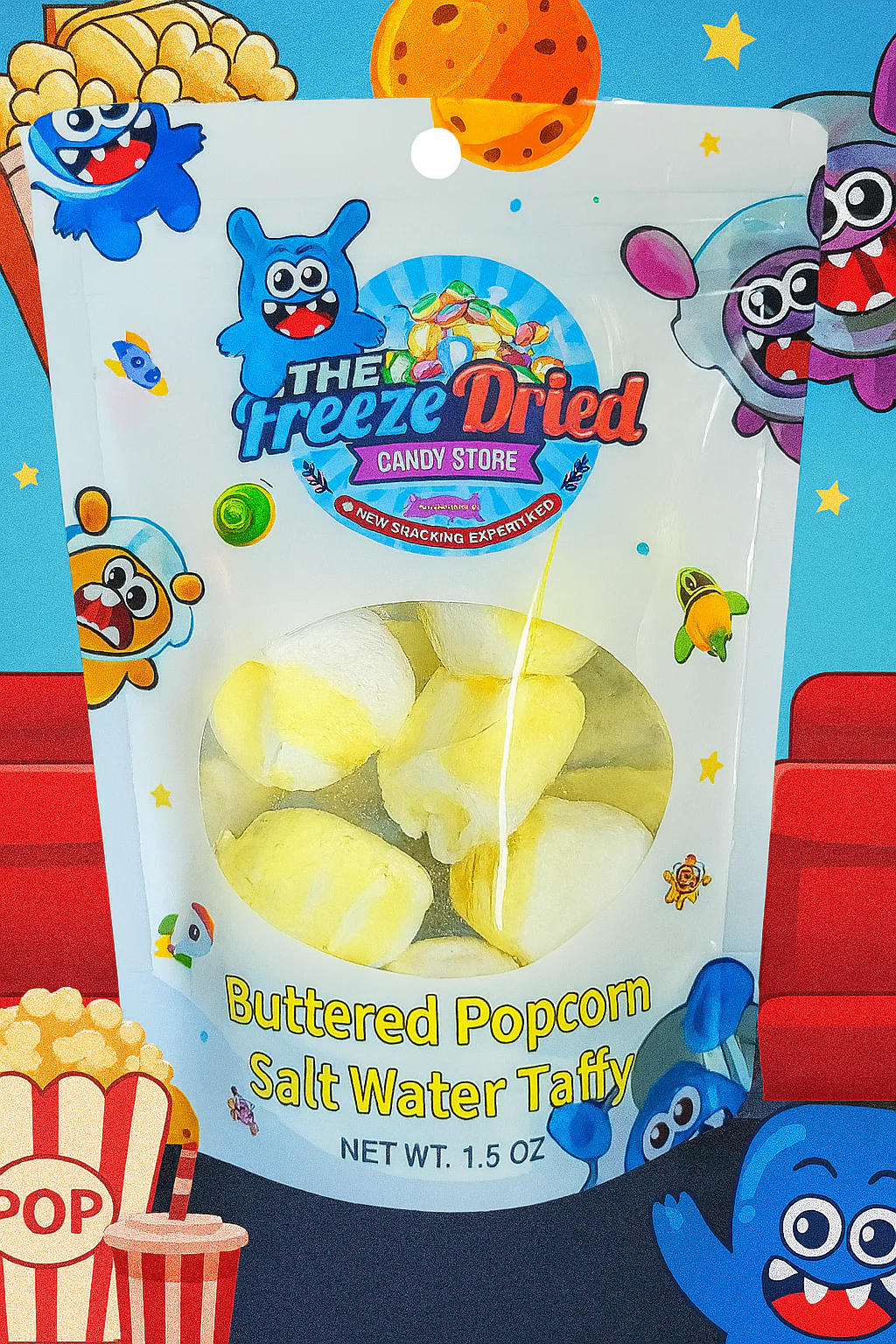 Buttered Popcorn Salt Water Taffy