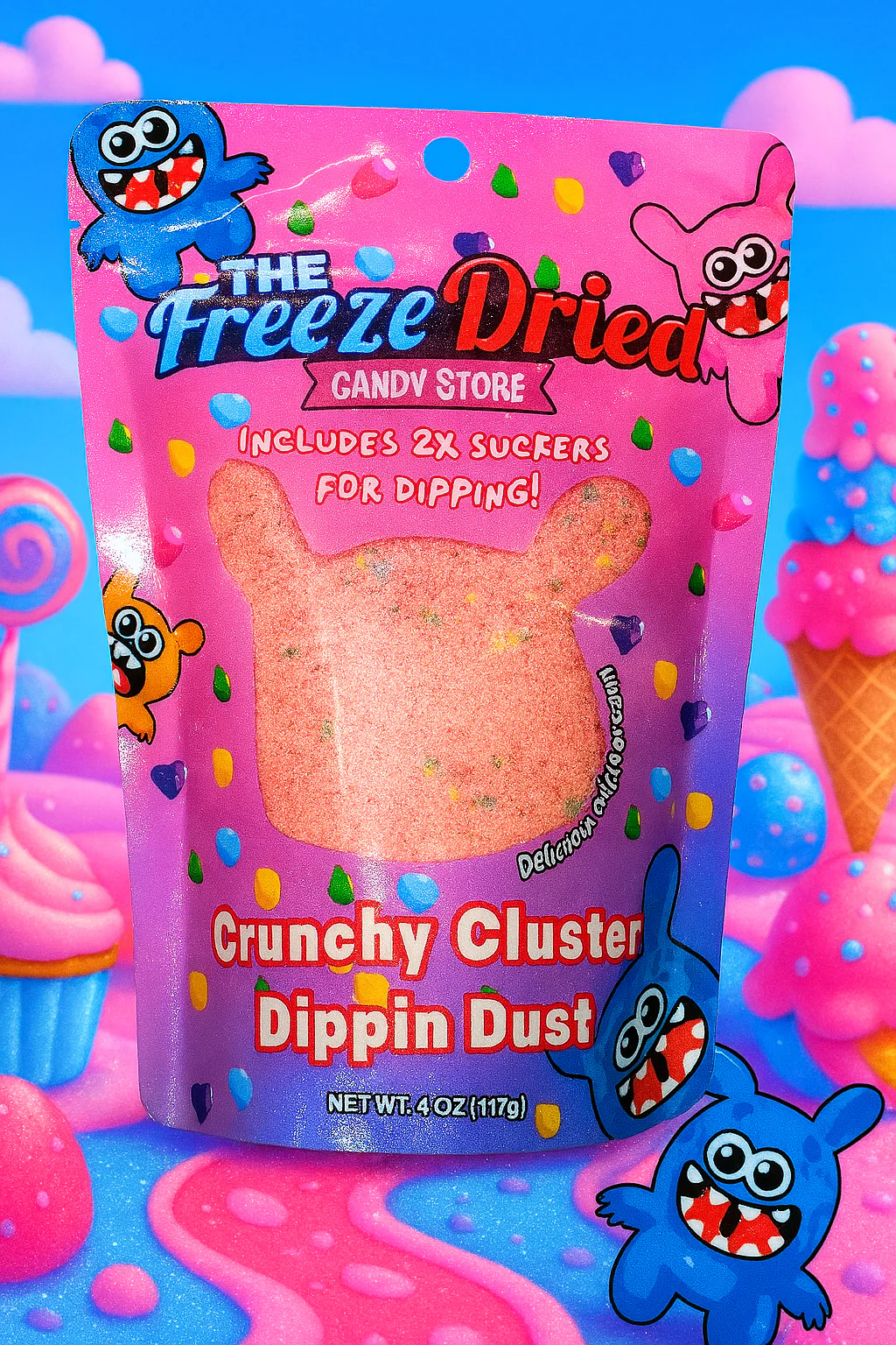 Crunchy Cluster Dippin Dust