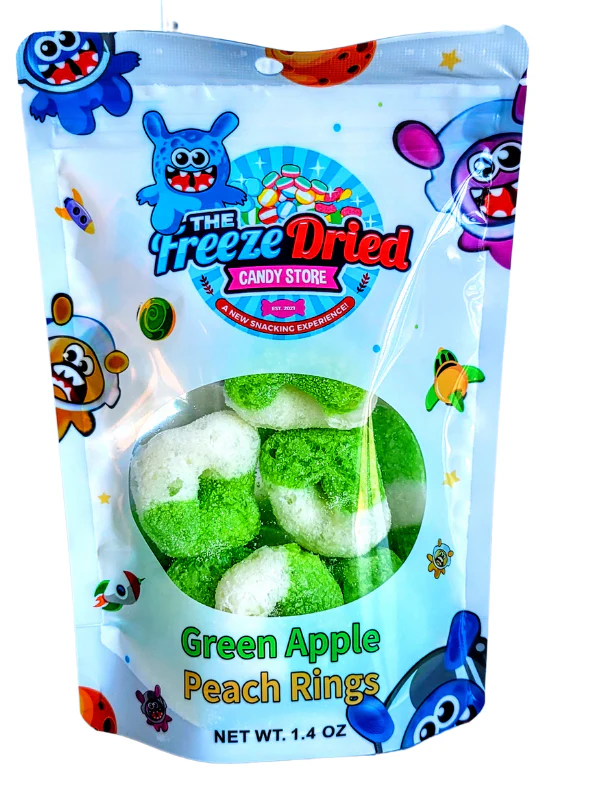 Green Apple Peach Rings - Image 3