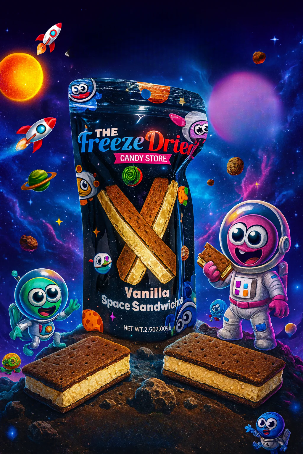 Vanilla Ice Cream Sandwiches