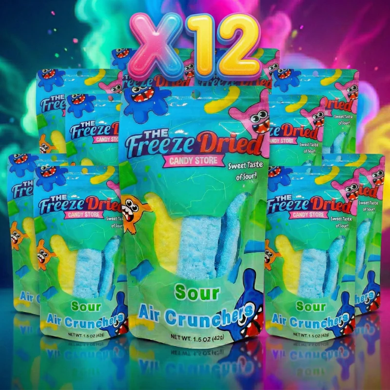 Sour Air Crunchers - 12Pk - Freeze Dried Candy